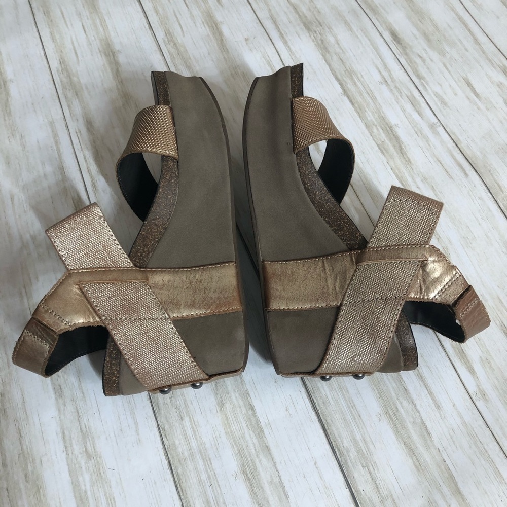 OTBT Bushnell New Bronze Wedge Sandal